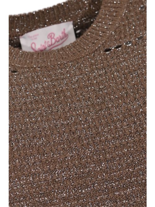 Top Aire in crochet di cotone e lurex Mc2 Saint Barth | AIE000100500L